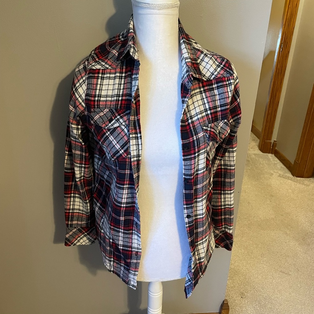 Plaid button up